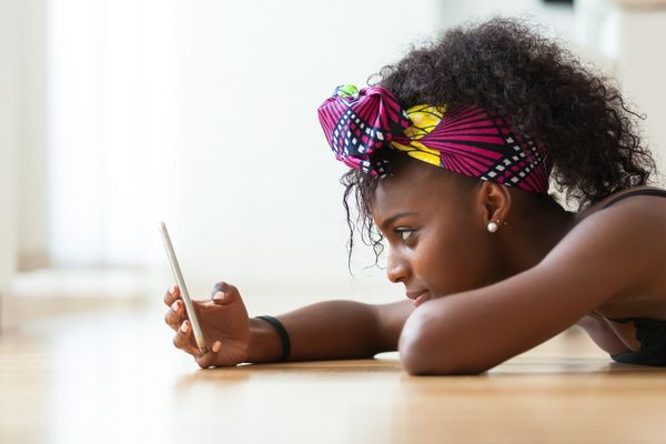 Girl texting